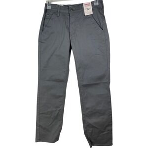 Signature by Levi Strauss & Co Mens Athletic Hybrid Chino Gray 29x30 59943-0052